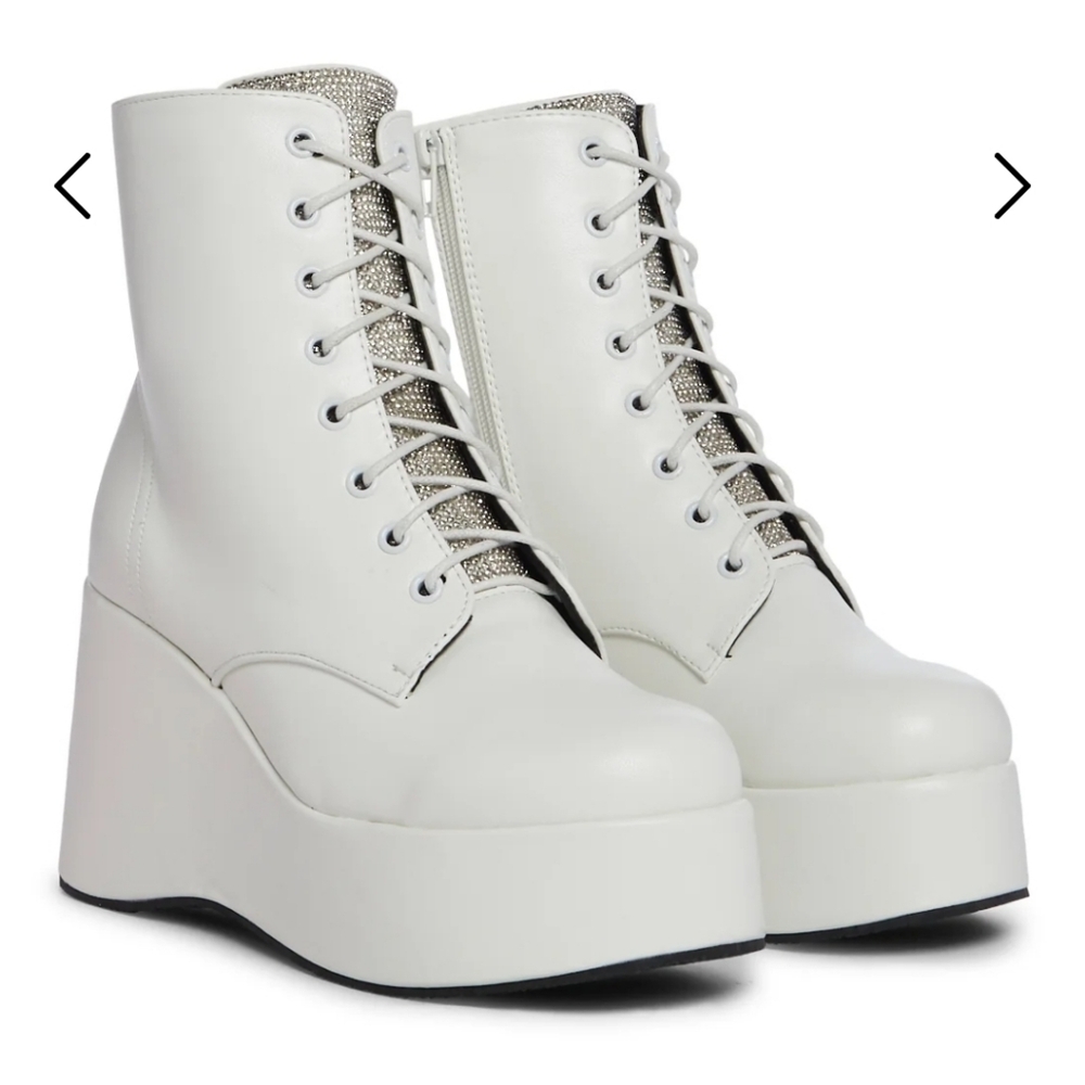 Dolls Kill Punk Odyssey Platform Boots - Lady Godiva